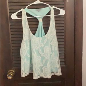 Polyester racerback top